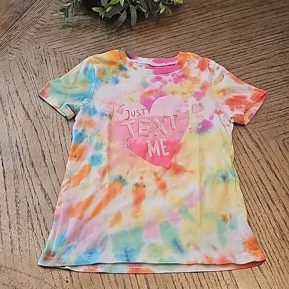 Other - Tie dye just text me t shirt size 7/8